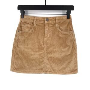 CURRENT/ELLIOT Corduroy Mini Skirt 24